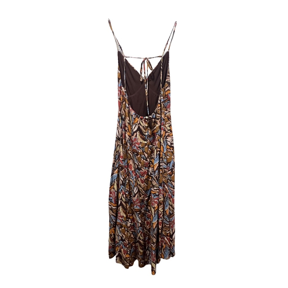 ILLA ILLA Autumn Leaves Maxi Dress with pockets